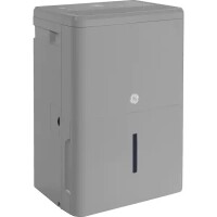GE 50-Pint Dehumidifier with Built-in Pump for Basement, Garage or Wet Rooms up to 4500 sq. ft. in Grey, ENERGY STAR, New Shelf Pull $399