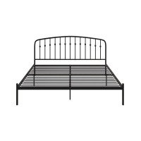 DHP Narla Metal Platform Bed Frame, King, Black, New Open Box $299