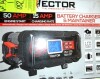 Vector 15 Amp Automatic 12V Battery Charger with 50 Amp Engine Start and Alternator Check New In Box $199 - 2