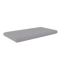 DHP Value 6 Inch Thermobonded Polyester Filled Quilted Top Bunk Bed Mattress, Twin, Gray, New in Box $199