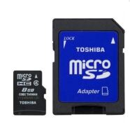 SanDisk SDHC Card | 16GB | Class 4 | SDSDB-016G-AW46 | Store Digital Content / Toshiba Class 4 8GB MicroSD Card with STD Adapter / Assorted $39