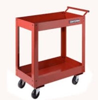 Craftsman Heavy Duty 2 Tray Service Cart New Shelf Pull $299