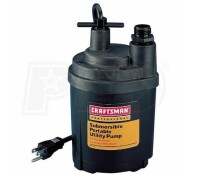 Craftsman Professional 1/4 HP Submersible Portable Utility Pump $219.99