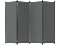 Morngardo Room Divider Folding Privacy Screens 4 Panel Partitions 88" Dividers Portable Separating for Home Office Bedroom Dorm Decor (Grey) New In Box $219.99