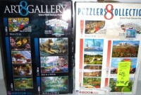 Art Gallery 8 x Puzzles Box Set of Animals Nature Scapes Sure-Lox 4800 Total Pcs / Puzzlers Collection 8 Puzzle Pack 4800 Pieces New In Box Assorted $89