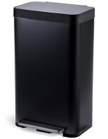 Home Zone Living 18.5 Gal. Stainless Steel Large Step-On Kitchen Trash Can with Soft Close Lid New In Box $219.99