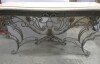 Maitland-Smith Faux Marble Iron Console Table, New Floor Model $4999.99 - 2