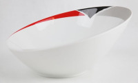 Steelite International Distinction Sheer White 41 oz. Bowl with Decorative Rim $199.99
