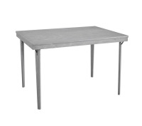 COSCO 44" x 32" Rectangle Wood Folding Dining Table, Gray Woodgrain, New in Box $399