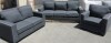 House of Hampton Katia 3-Piece Upholstered Living Room Set in Dark Grey, New Floor Model $1599.99 - 2
