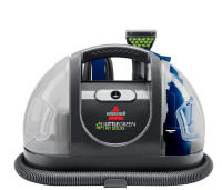 Bissell Little Green Pet Deluxe Portable Carpet Cleaner and Car/Auto Detailer, 3353, Gray/Blue On Working $250