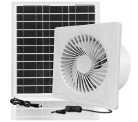 PMWIXADS Solar Powered Exhaust fan, 17W Solar Panel+6-12 Inch High Speed Ventilation Vent Fan for Outside Greenhouse, Chicken Coop, Shed, Pet House, Attic, cooling fan and ventilation projects New In Box $199
