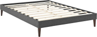 Modway Sharon King Fabric Bed Frame with Squared Tapered Legs, Gray $399