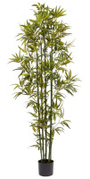 Pure Garden 6FT Artificial Bamboo Tree with Adjustable Leaves and Pot, New in Box $179.99