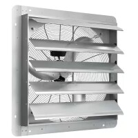 VEVOR 24 in. Shutter Exhaust Fan High-Speed 3320 CFM Aluminum Wall Mount Attic Fan, Wall Fan with Ventilation and Cooling, New in Box $299