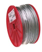 Campbell 250 ft. Long, 1/4" x 1/4" Diam, Wire 1,400 Lb Breaking Strength, 7 x 19, Uncoated Coating 7000827 - 04130548 New $299