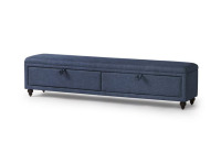 Lane Home Furnishings Sheridan Storage Queen-Sized Bench in Navy, New in Box $599