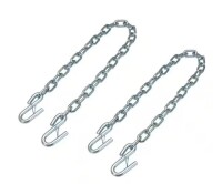 TowSmart 40 in. Towing Safety Chains with S Hooks - 5,000 lb. Capacity 2-Pack New In Box $89