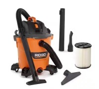 Ridgid 12 Gallon 5.0 Peak HP NXT Wet/Dry Shop Vacuum with Filter, Locking Hose and Accessories On Working $199