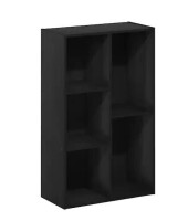 Furinno Luder 31.5 in.Blackwood 5 Shelf No Tool Assembly Standard Bookcase New In Box $150