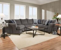 Lane Home Furnishings 6485 3 pc Sectional in Albany Pewter/Basta Sil Brand New $2999 (Similar to Picture)