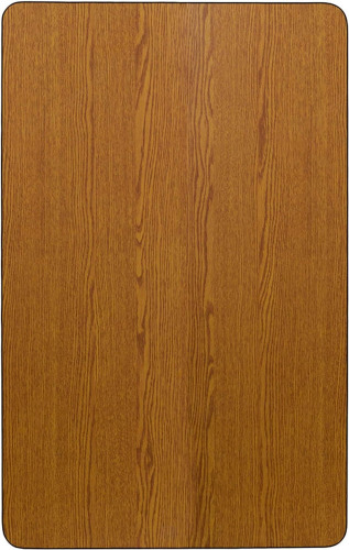 Flash Furniture Wren 30''W x 72''L Rectangular Oak/Grey Thermal Laminate Activity Table Top, New in Box $499