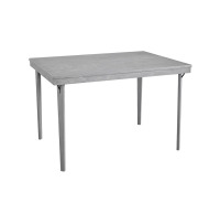 COSCO 44" x 32" Rectangle Wood Folding Dining Table, Gray Woodgrain, New in Box $199