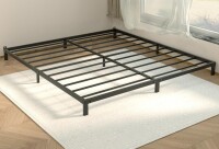 LUKIROYAL Full Metal Bed Frame, 7-Inch Platform, Heavy Duty, Low Profile, No Box Spring Needed, Easy Assembly, Black New In Box $199