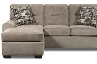 Lane Home Furnishings 2124 Sofa Chaise in Driscoll Cappucino Brand New $1299.99