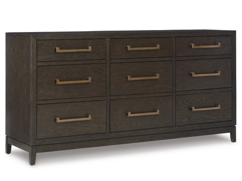 Ashey B984-31 Burkhaus 9-Drawer Dresser in Brown, New in Box $1499.99