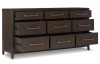 Ashey B984-31 Burkhaus 9-Drawer Dresser in Brown, New in Box $1499.99 - 2