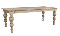 Madison Furniture Bordeaux 83" Dining Table, New Open Box $2199.99