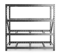 Gladiator 4-Tier Welded Steel Garage Storage Shelving Unit (77 in. W x 72 in. H x 24 in. D) New In Box $599