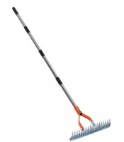 WaLensee 70 in. Adjustable Steel Handle Thatch Rake, 19 Tines Back Saving Lawn Thatching Rake for Garden Yard, 0.8in. Blade Span / Unger 36in Nifty Nabber Grabber Pickup Tool / Assorted New Assorted $119.99