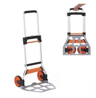 Vevor Folding Hand Truck 275 lbs. Load capacity Aluminum Portable Cart with Telescoping Handle and PP+TPR Wheels New In Box $199