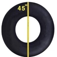 Zangeroi 45 inch River Tube for Floating Heavy Duty Rubber Snow Tube | River Tube, Sledding Float | Pool Closing Inner Tube | Truck Inner Tubes New In Box $109.99