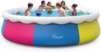 Evajoy Inflatable Top Ring Swimming Pool 18ft*48in Round Pool Include Filter Pump New In Box $499