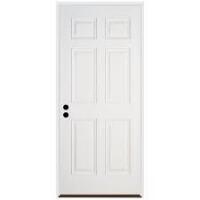 Trimlite Traditional 6 Panel 32" by 80" Right Handed Pre-Hung Exterior Entry Door with 4-9/16" Door Jamb/32" x 79"/36" x 79" asst $599