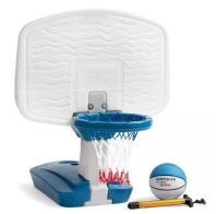 Simplay3 Pooltime Basketball Hoop with Ball and Pump Blue and White New In Box $199