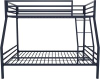 Novogratz Maxwell Twin-Over-Full Metal Bunk Bed with Ladder and Guardrails, Navy Blue, New in Box $499