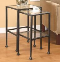 Coaster 2-Piece Nesting Table Set 901073 New In Box $219