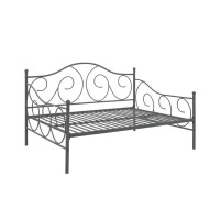 DHP Victoria Daybed, Full Size Metal Frame, Multi-functional Furniture, Pewter, New in Box $399