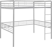 DHP Tommy Full Metal Loft Bed, Silver, New in Box $399