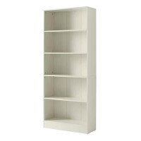 StyleWell 71 in. Off White 5-Shelf Basic Bookcase with Adjustable Shelves, New in Box $299