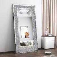 Everly Quinn Casmer Glass Large Floor Mirror New in Box $699