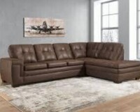 Lane Home Furnishings Explorer Java Chaise 2 Piece Sectional 2032 Brand New $1999 (Chaise on opposite Side)