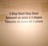 COSCO 3-Step Big Step Steel Folding Stool, 200lb, Platinum, New in Box $199 - 2