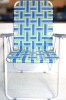 Karl Home Metal Frame Blue and Green Beach Chair New $109 - 2