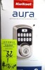 Kwikset Aura Satin Nickel Single Cylinder Electronic Bluetooth Keypad Smart Lock Deadbolt featuring SmartKey Security New Shelf Pull $299 - 2