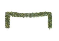 Home Accents Holiday 9 ft. Pre-Lit LED Wesley Pine Artificial Christmas Garland New In Box $79